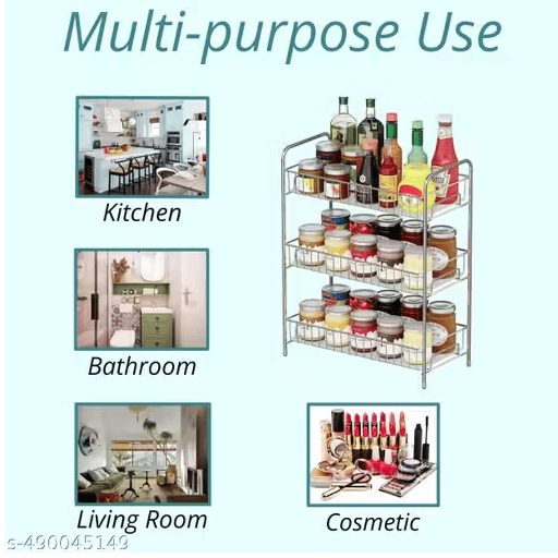 4 Tier Kitchen Spice Rack view 2