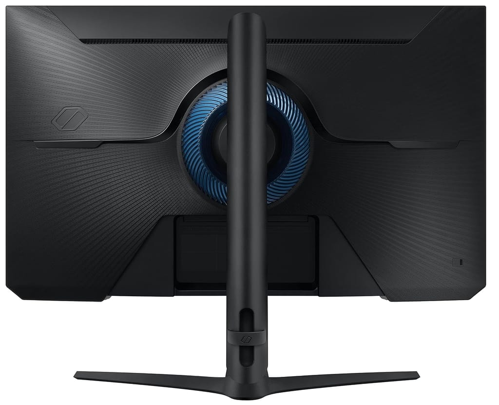 Samsung 27" (68.4cm) Odyssey G4 IPS Gaming Monitor|FHD 1920 x 1080|240Hz|1ms|400nits|SRGB 99%|Ports-HDMIx2,DP,Headphone|DP Cable|Height-Tilt-Pivot Adjustable Stand|Nvidia G-Sync|LS27BG400EWXXL|Black view 2