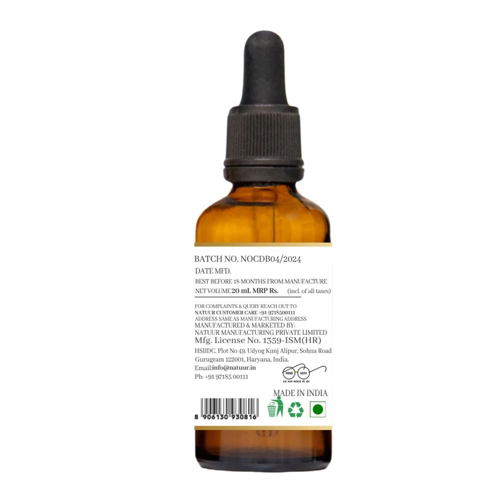 NATUUR - Glow with Evening Primrose and Frankincense Face Serum - 20ml | Nourishing and Brightening Serum | Healthy and Radiant Complexion view 2