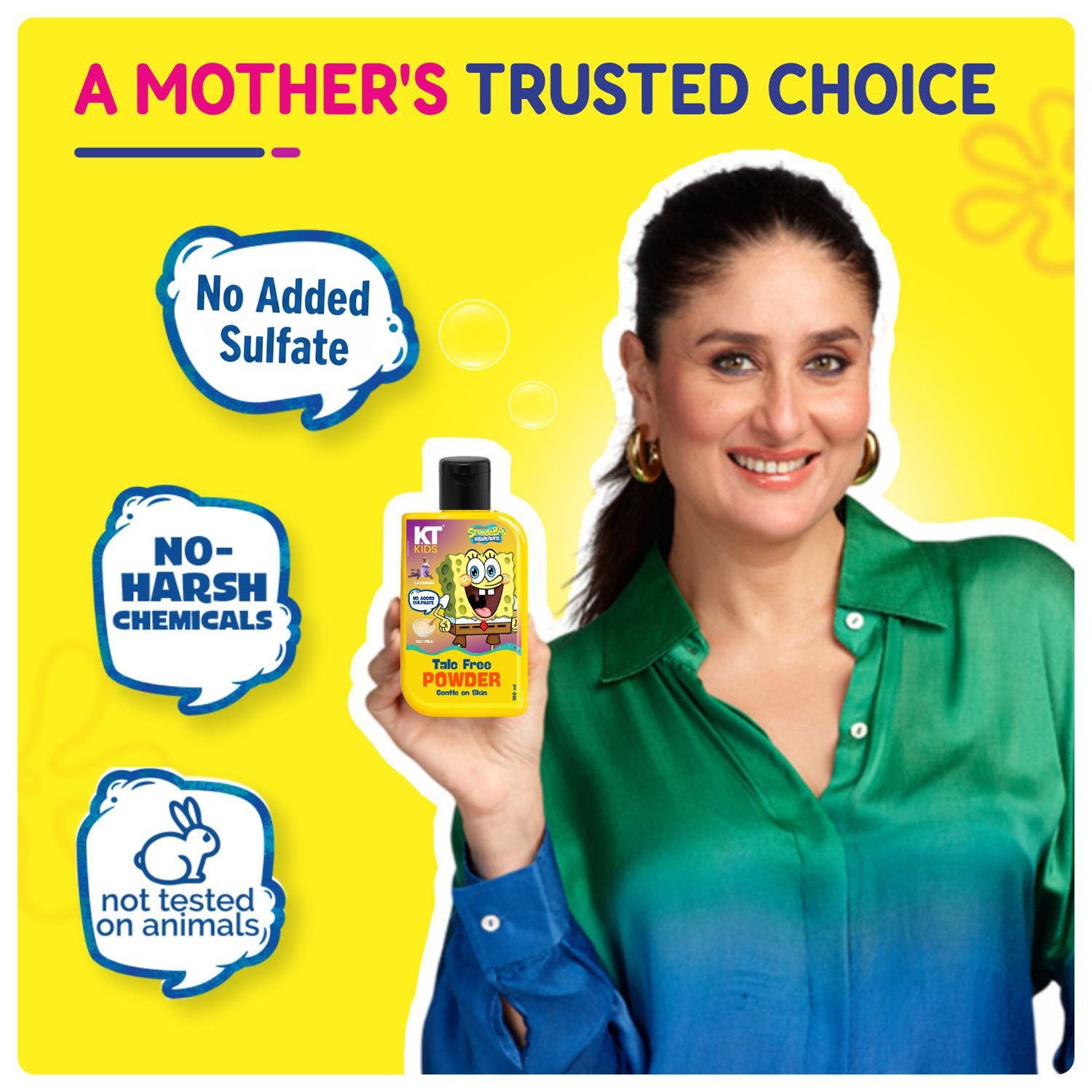 KT Kids Talc-Free Kids Powder – 100ml view 2
