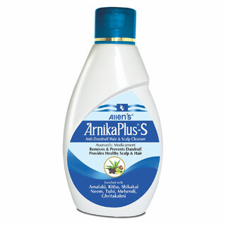 Arnika Plus-S Anti Dandruf Hair and Scalp Cleanser Shampoo (100ml pack of 3) view 2