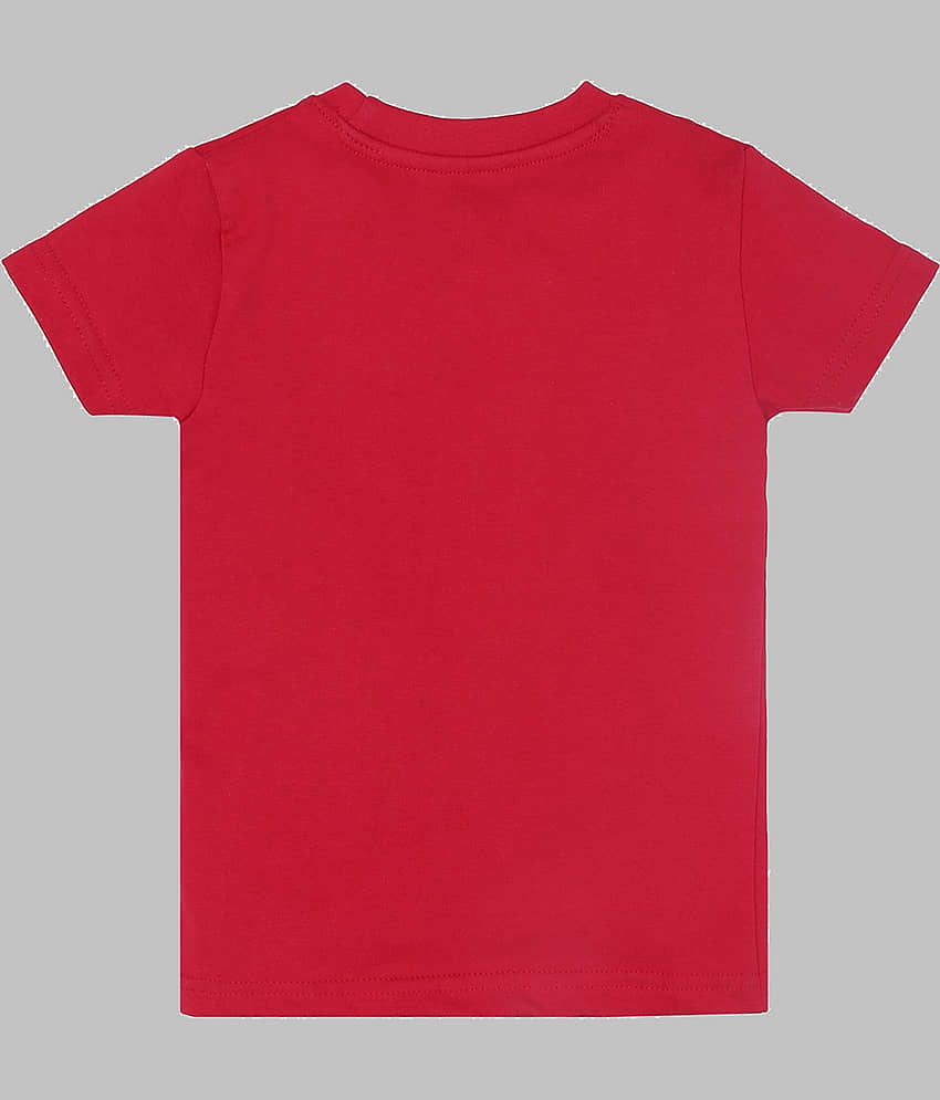 ETCHED DESIGN Pack of 1 Boys Cotton T-Shirt & Shorts Set ( Multicolor ) view 2