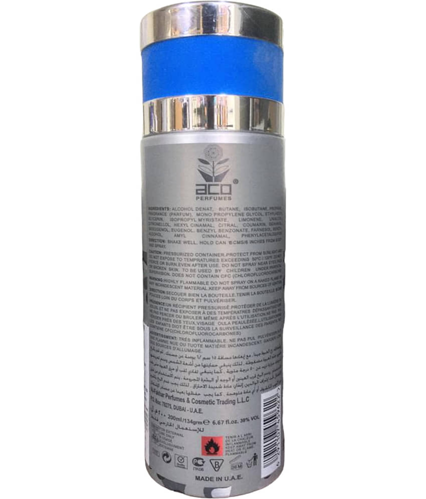 aco perfumes - NAVY Perfumed Body Spray 200ml Perfume Body Spray for Men 200 ml ( Pack of 1 ) view 2