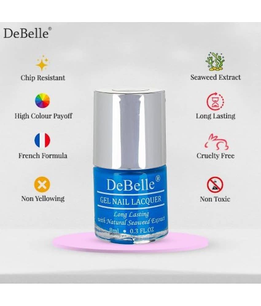 DeBelle La Azure Glossy Nail Polish 8 ( Pack of 1 ) view 2