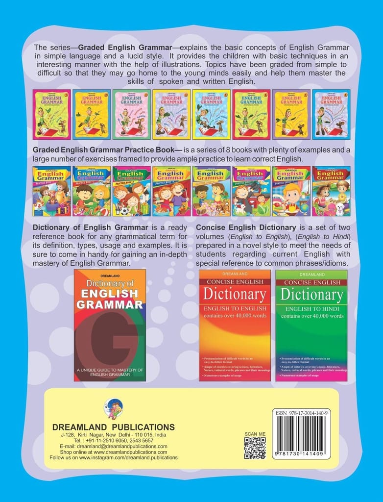 Graded English Grammar Book:-8 [Paperback] Dreamland Publications view 2
