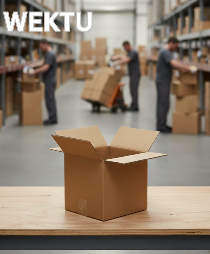 Premium 6x6x5 Inch Corrugated Shipping Boxes (3-Ply)/10 Boxes. view 2