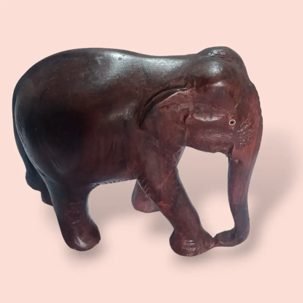 Wooden elephant