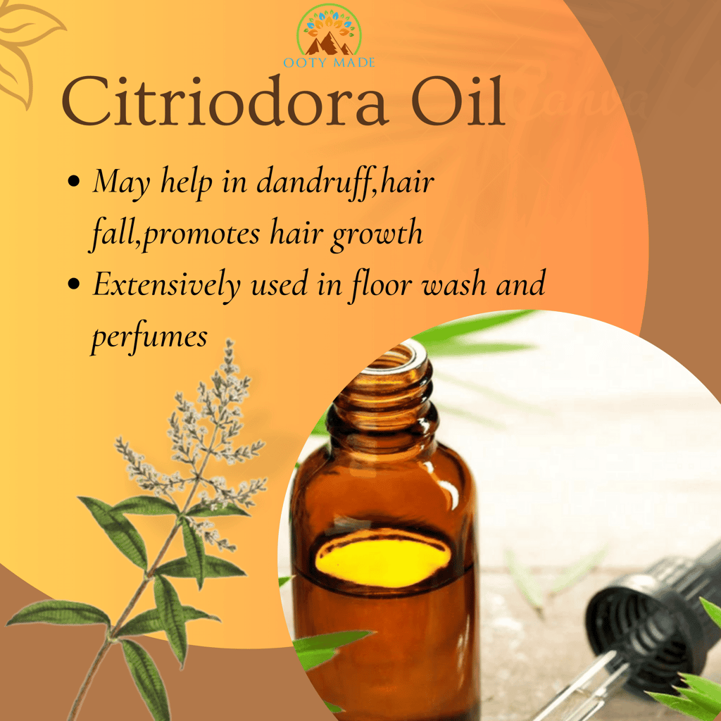Citriodora Eucalyptus Hair Oil - Nourishing Elixir for Dandruff-Free, Gorgeous Hair Growth view 2