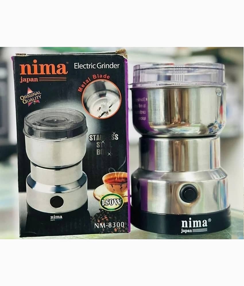 FLEXTOX Nima Japan 350W,26000 RPM Mini Stainless Steel Spice Nuts Grainder Stainless Steel 1 Coffee Grinder