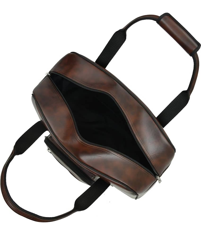 MATRICE - Brown Artificial Leather Duffle Bag view 2