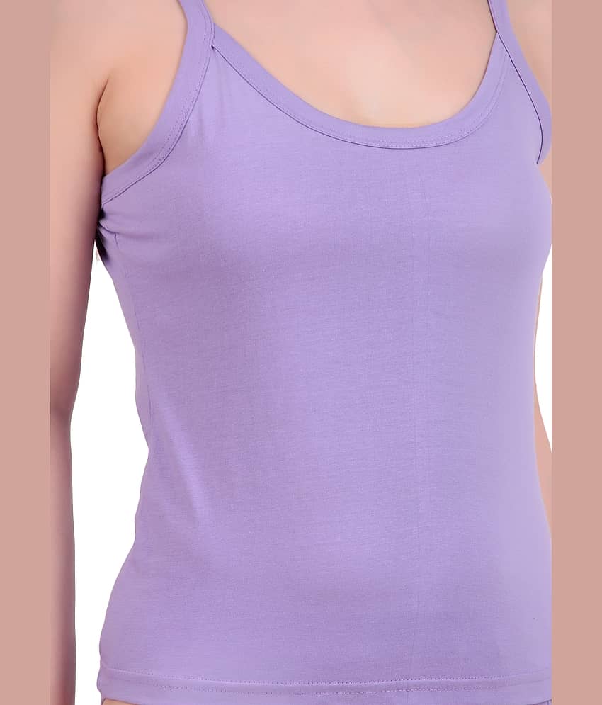 Inner Element Pack of 5 camisole slip Cotton Camisoles ( Multicolor ) view 2