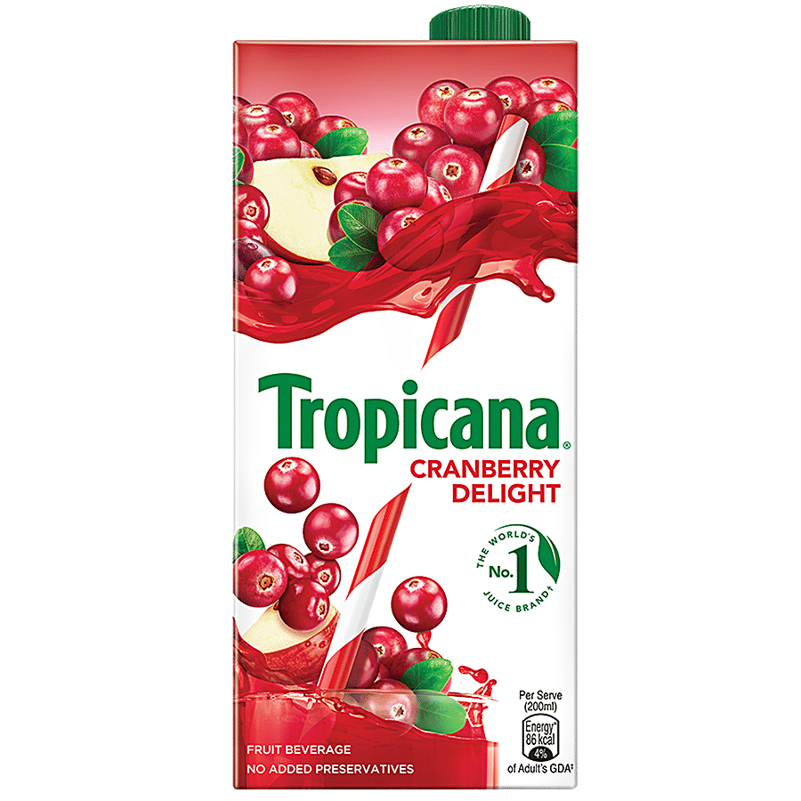 Tropicana Cranberry Delight, 1000 Ml view 2