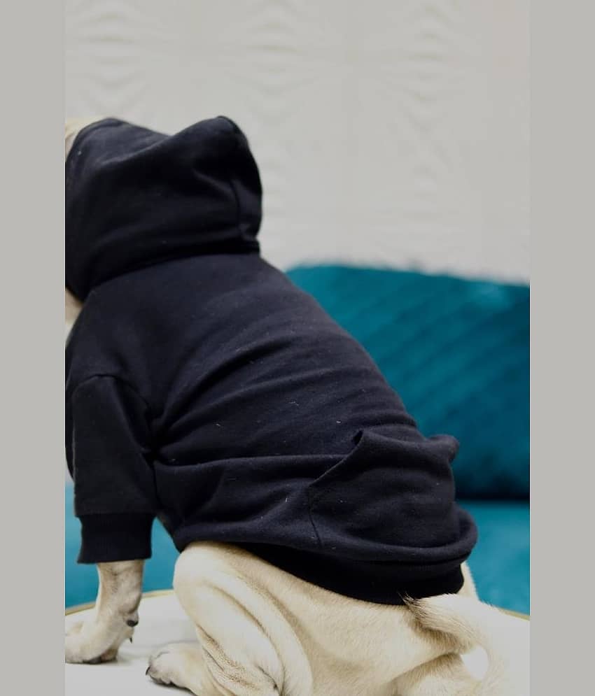 Baeship Studio Black Cotton Dog Large Jacket view 2