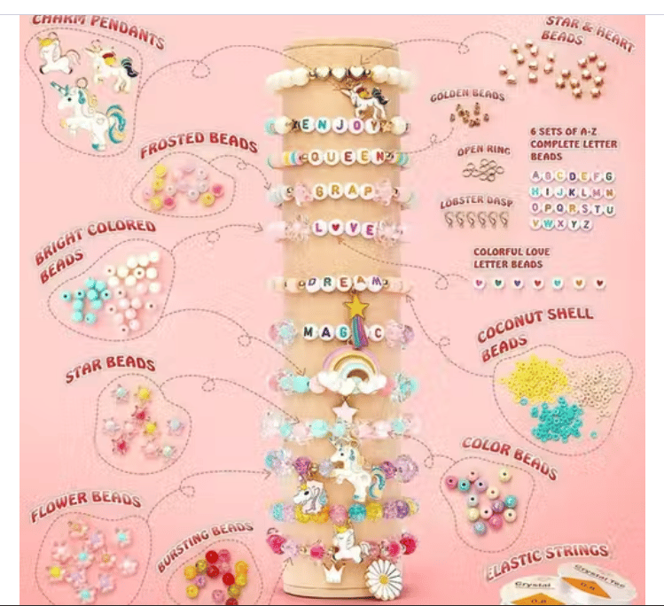 Magic Beads Art & Craft Kit for Kids – DIY Creative Bead Making Set for Educational and Fun Activities view 2