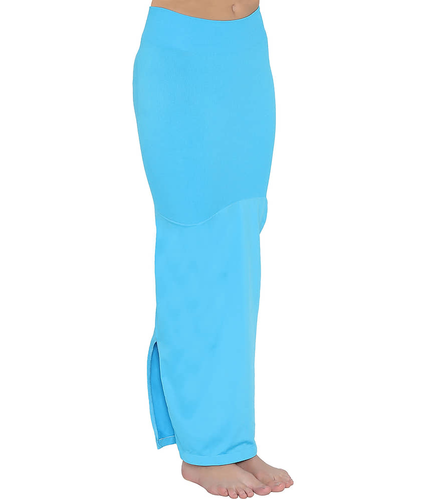 Clovia Nylon Women's Shapewear Dress ( Blue ) view 2