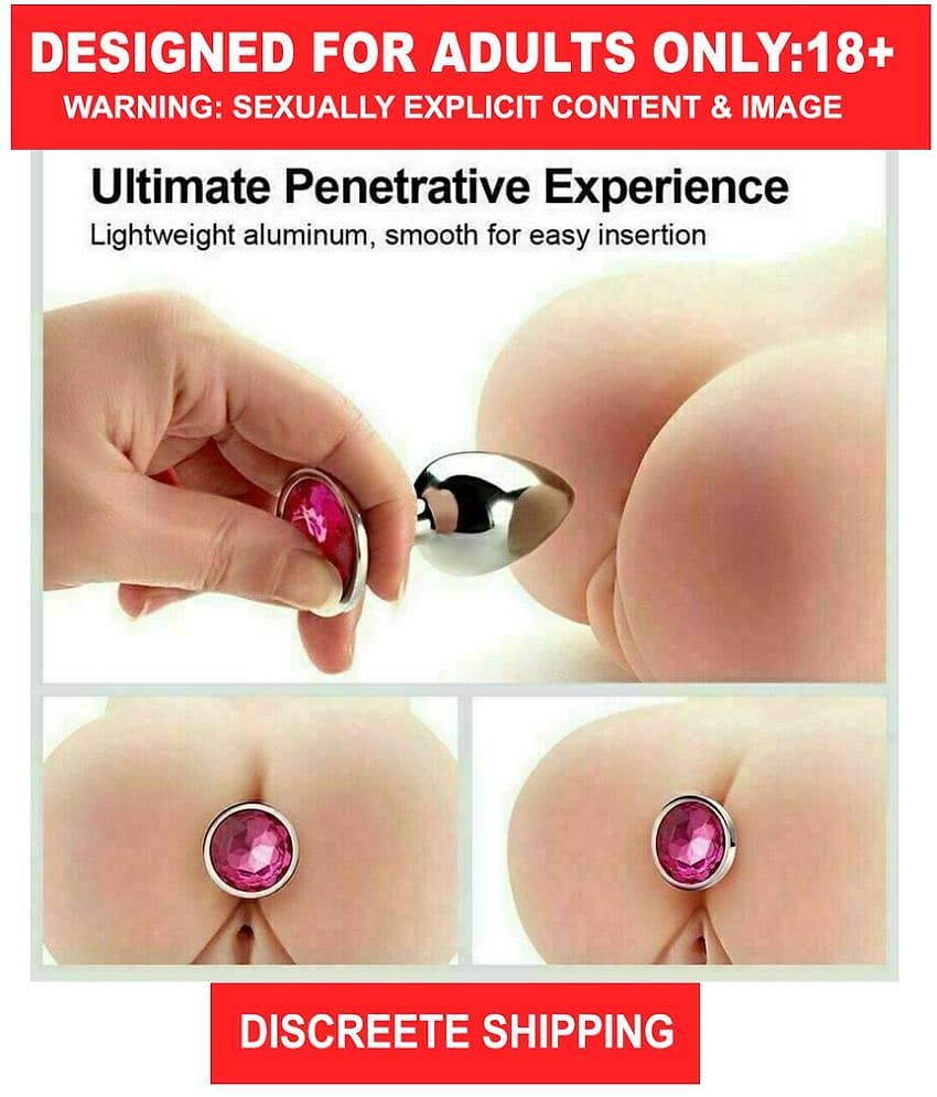 Stainless Steel Diamond Anal Bu-tt Plug For All Day Use And Kegel Exercise | Anal Toys For Men And Women