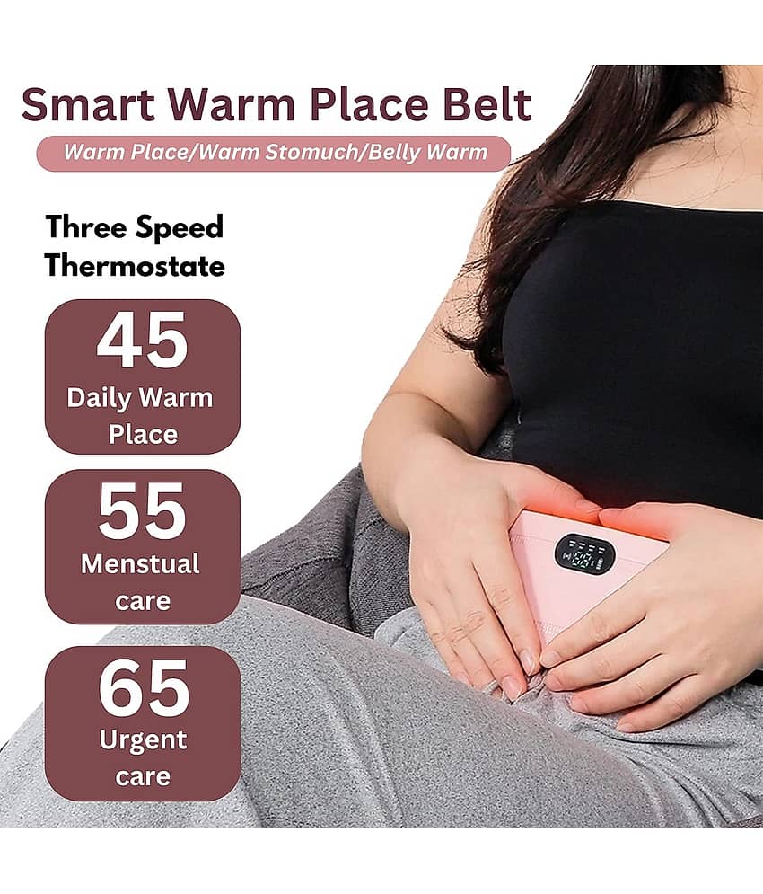 HINGOL heating Massage pad Period Cramps Led Display Pack of 1 view 2