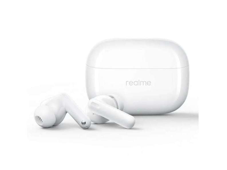 Realme Buds T310 with 12.4mm Driver, 46dB ANC, Spatial Audio and upto 40 hours Playback Bluetooth True Wireless - Agile White view 2