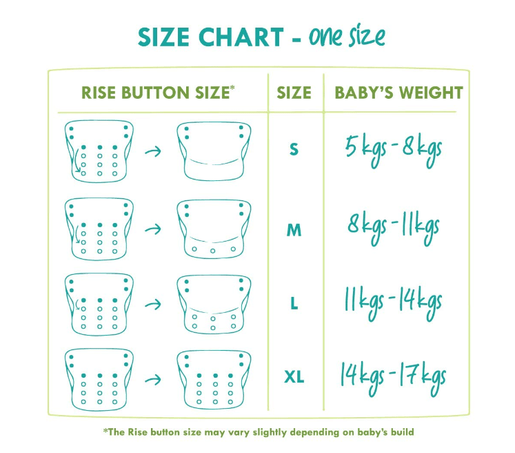 Kindermum Birdie and Aqua Nano Lite Cloth Diaper With Quick Dry Organic Cotton Insert, daytime reuseable diaper fits 0-4 years baby - Pack of 2 (Birdie Aqua Nano) view 2