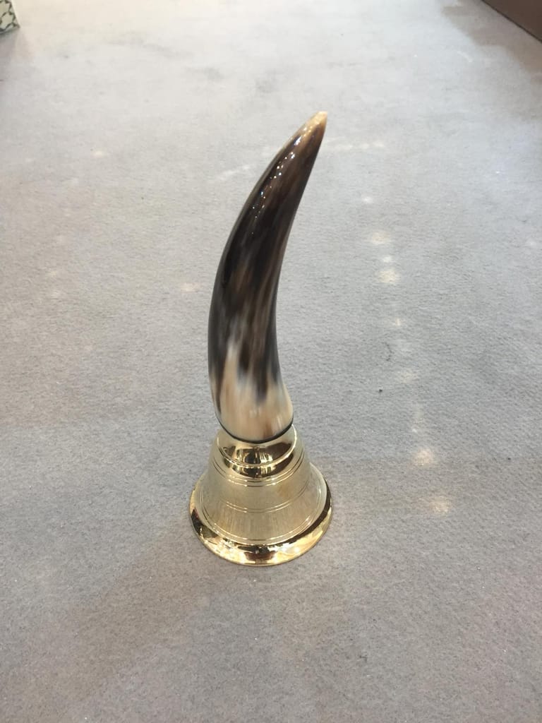:Handcrafted Horn Bell - Unique Home Decor & Gift view 2