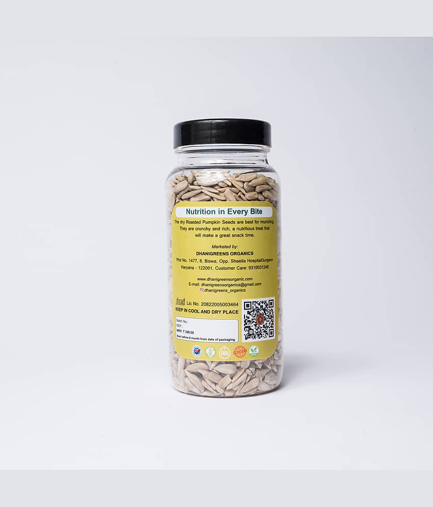 DHANIGREENS ORGANICS Sunflower Seeds 340 g Pack of 2 view 2