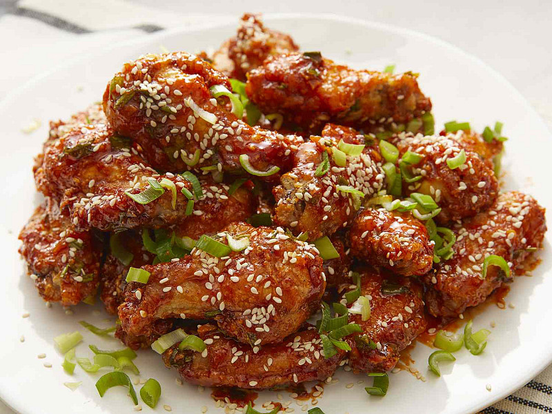 Korean fried chicken wings
