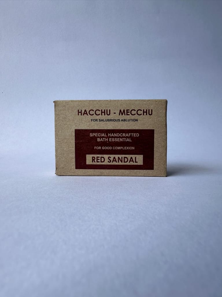 HACCHU - MECCHU Special Handcrafted Bath Essential for Good Complexion - Red Sandal