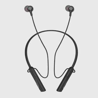 Digimate Dhun Neckband With 24 Hours Playtime, Bluetooth 5.2, 300mAh Battery, Type-C Fast Charge, Built-in Mic (DG-NB-1013-Black) view 2