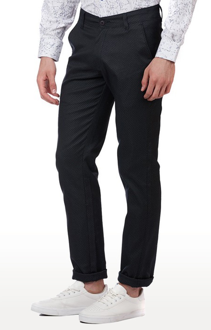 TAHVO Men Black Chinos view 2