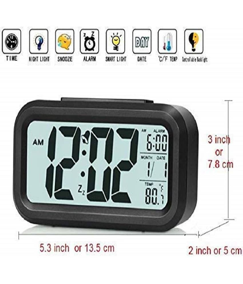 Saykhus Digital Alarm Clock - Pack of 1 view 2