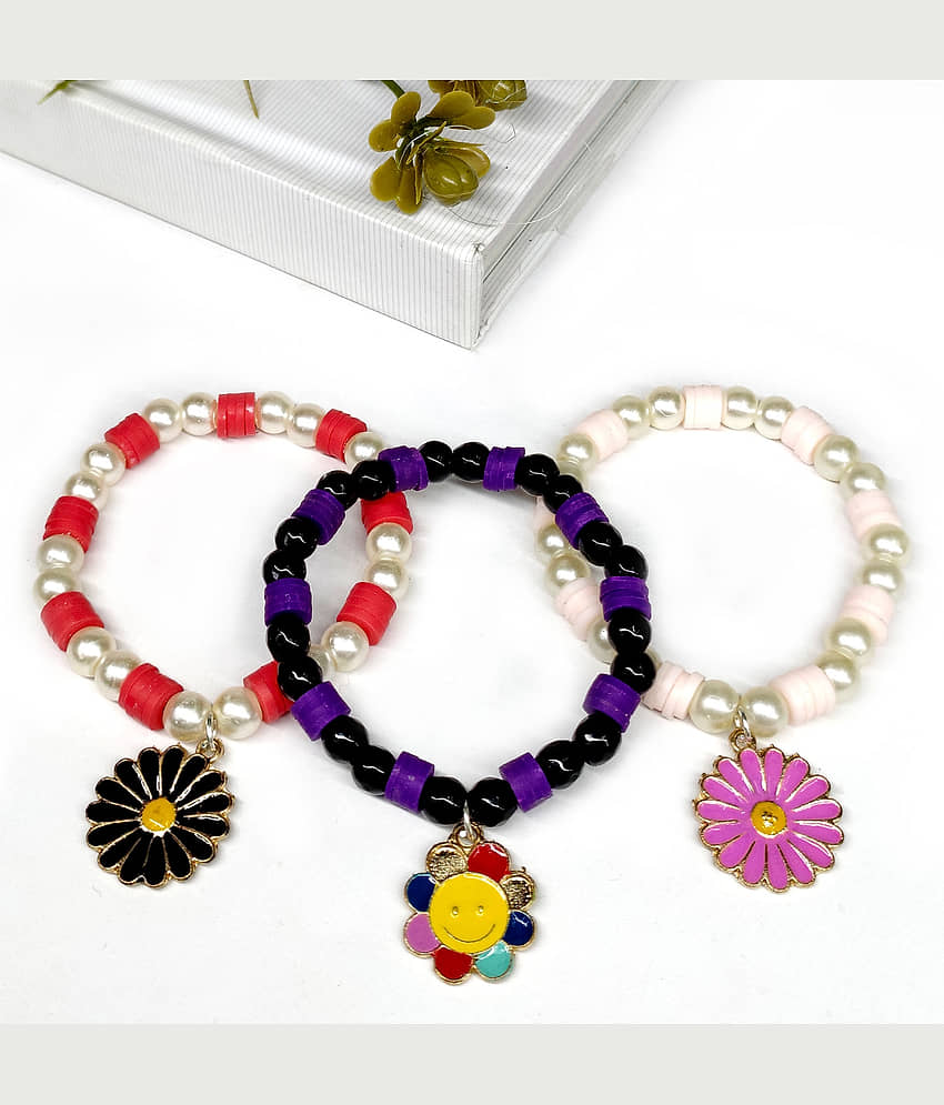DAIVYA WELLNESS - Multicolor Bracelet ( Pack of 3 ) view 2