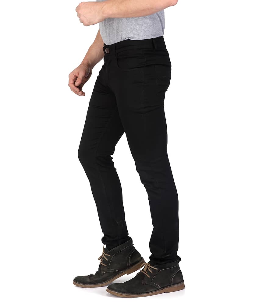 RAGZO - Black Denim Slim Fit Men's Jeans ( Pack of 1 ) view 2