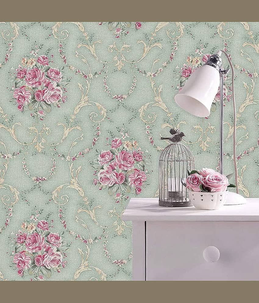 KAAF - Floral Wallpaper ( 40 x 250 ) cm ( Pack of 1 ) view 2