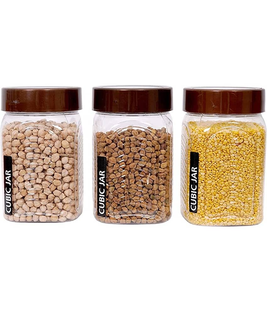 Woolco - Plastic Transparent Dal Container ( Set of 6 - 500 ) view 2