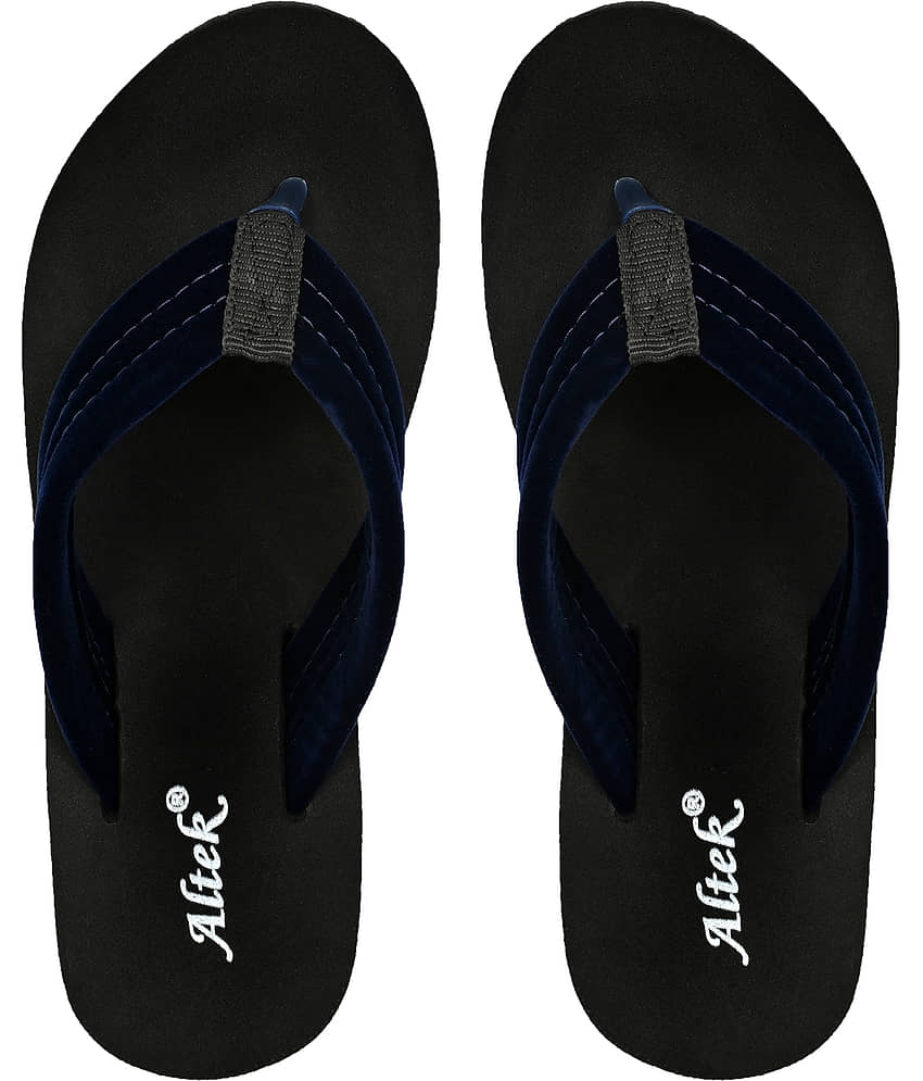 Altek Black Women's Flip Flop view 2
