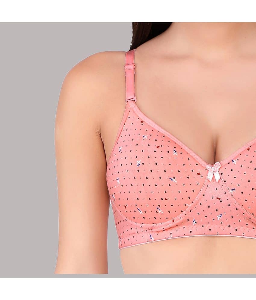 Tkeshto Pack of 3 Cotton Lightly Padded Women's Everyday Bra ( Multicolor ) view 2