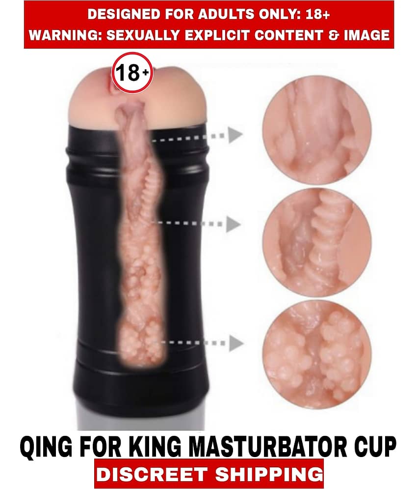 Sexual Wellness Men's Sex Toys Masturbators & Fleshlights Qing For King Cup Pussy Masturbator For Men view 2