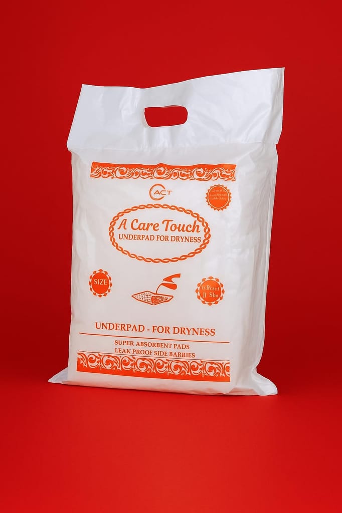 A Care Touch Underpads 60x90cm Ultra Soft, Leak-Proof, High Absorbency, Anti-Bacterial & Waterproof Protection for Adults & Toddlers, Bedwetting, Incontinence, Eco-Friendly, Comfortable, Pack of 2 view 2