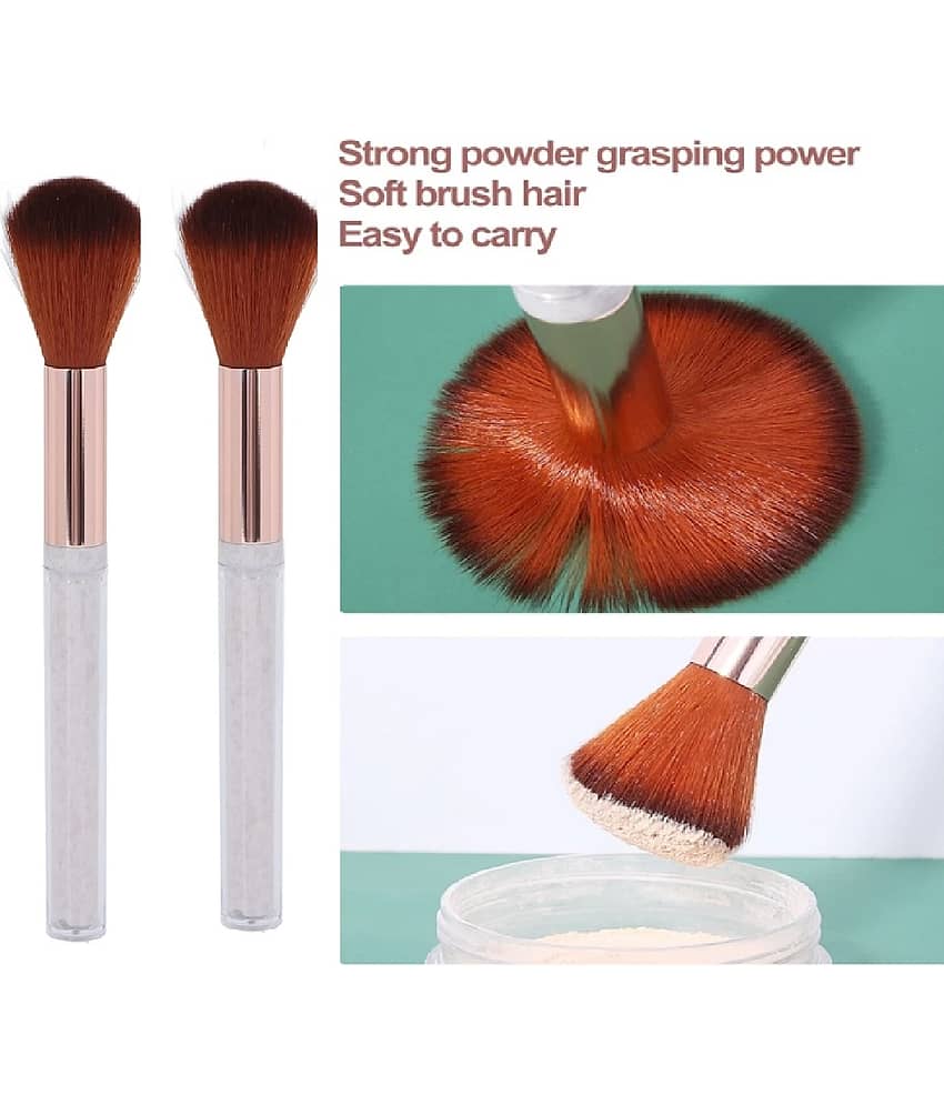 Colorstock Makeup Brush Set Synthetic Blusher Brush 2 Pcs 30 g