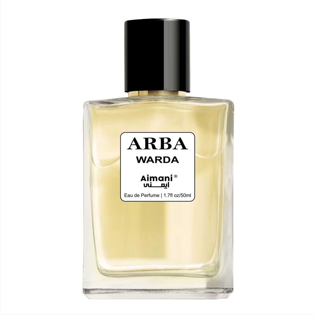 Aimani ARBA WARDA Eau de Parfum | Oriental Floral Perfume for Men & Women, Long Lasting Fragrance, 50ml Spray