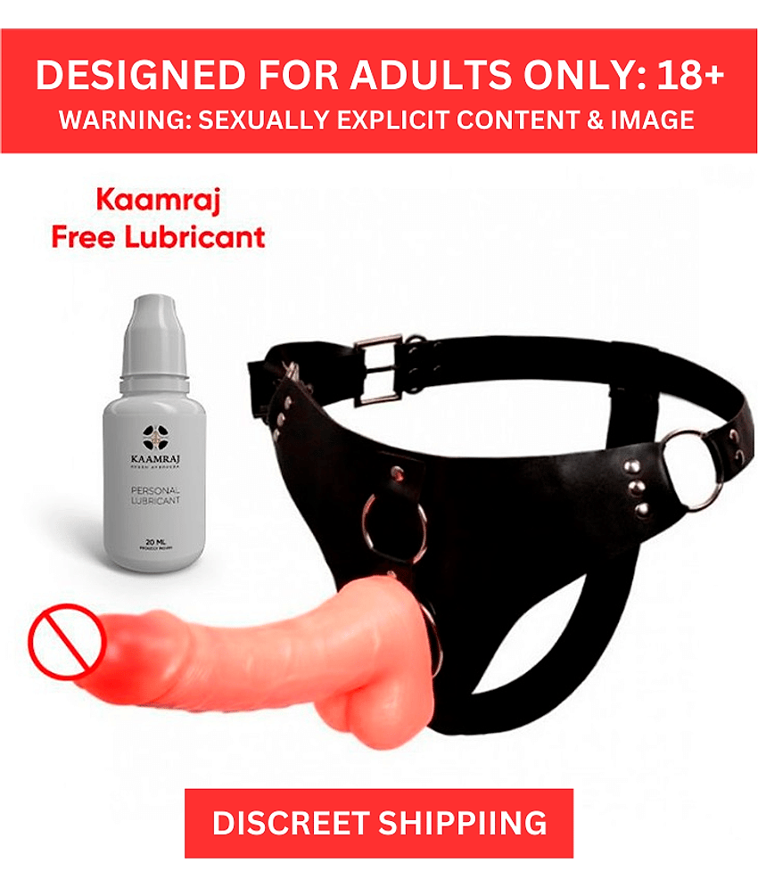 Best Lesbian Dildo With Strap on Adjustable Strap on Belt By Naughty Nights Free kaamraj lube