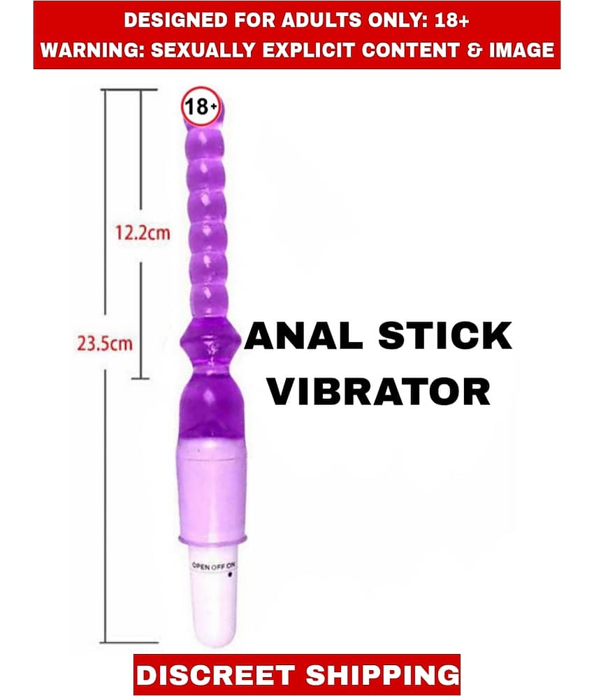 ADULT SEX TOYS JELLY ANAL BEADS SMOOTH STICK G-Spot Vibrator For UNISEX view 2