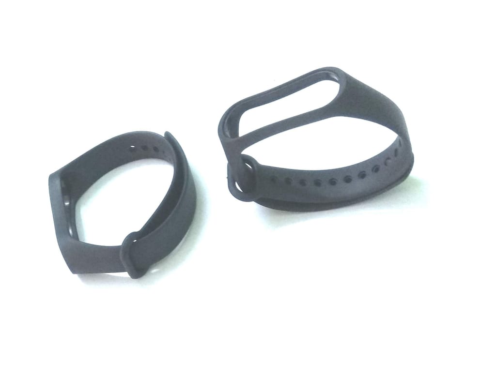 Nawani 2 Pic Black Band Strap for Xiaomi Mi Band 3/ Mi Band 4 (Device not Included) view 2