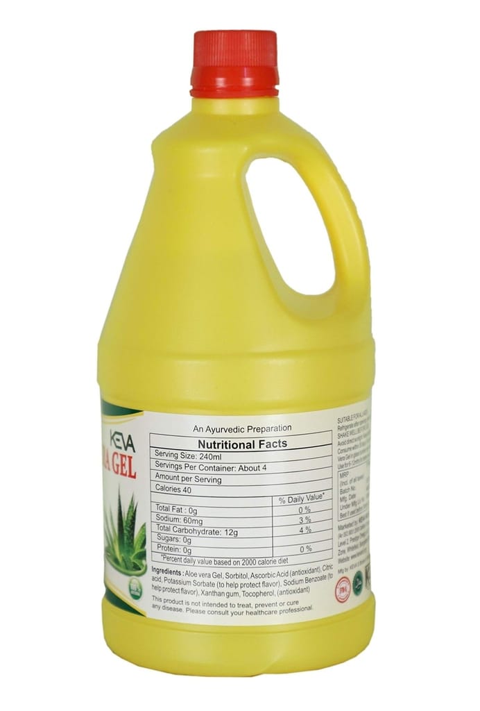 Keva Aloe Vera Juice For Glowing Skin & Healthy Hair - 1L view 2