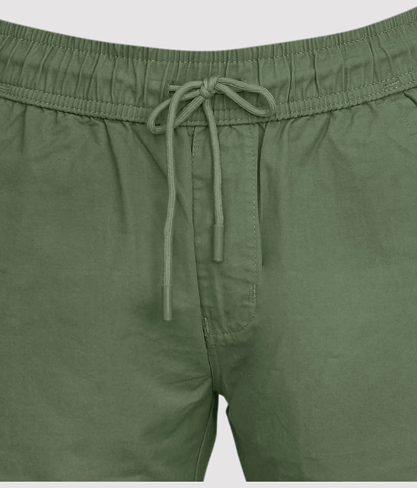 plounge Regular Men's Joggers - Green ( Pack of 1 ) view 2