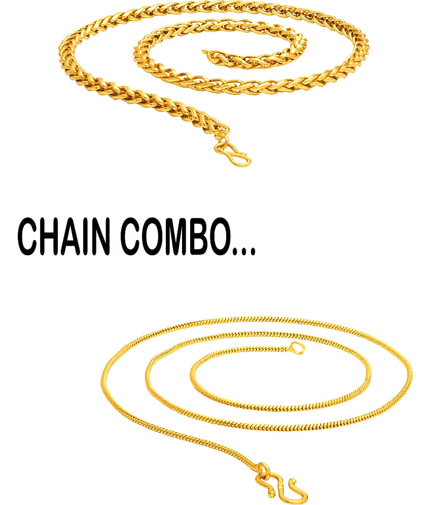 JIPPA Gold Plated Chain ( Set of 2 ) view 2