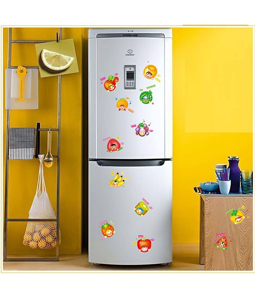 Jaamso Royals Education with all Fruits PVC Multicolour Wall Sticker - Pack of 1 view 2