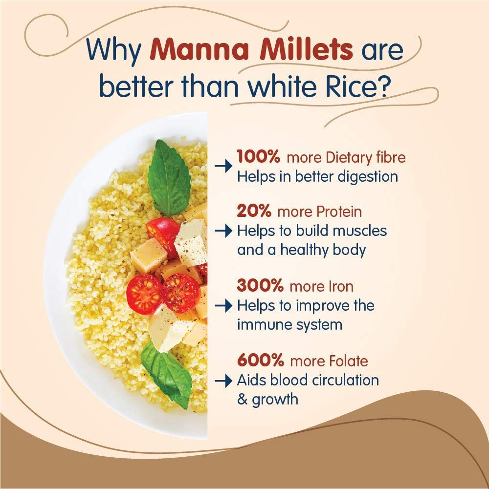 Manna 100% Whole Grain Jowar Sorghum Millet 1Kg Great Millet Bili Jola Jonnalu Cholam view 2