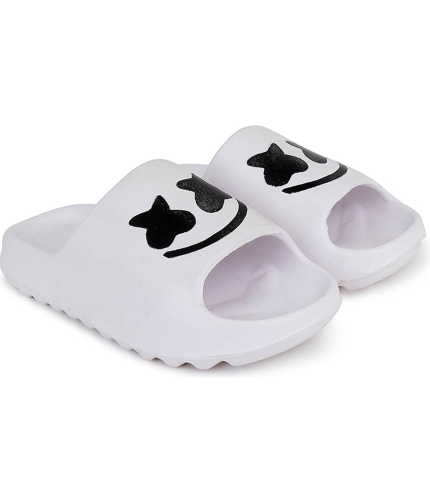 KAPANI White Men's Slide Flip flop view 2