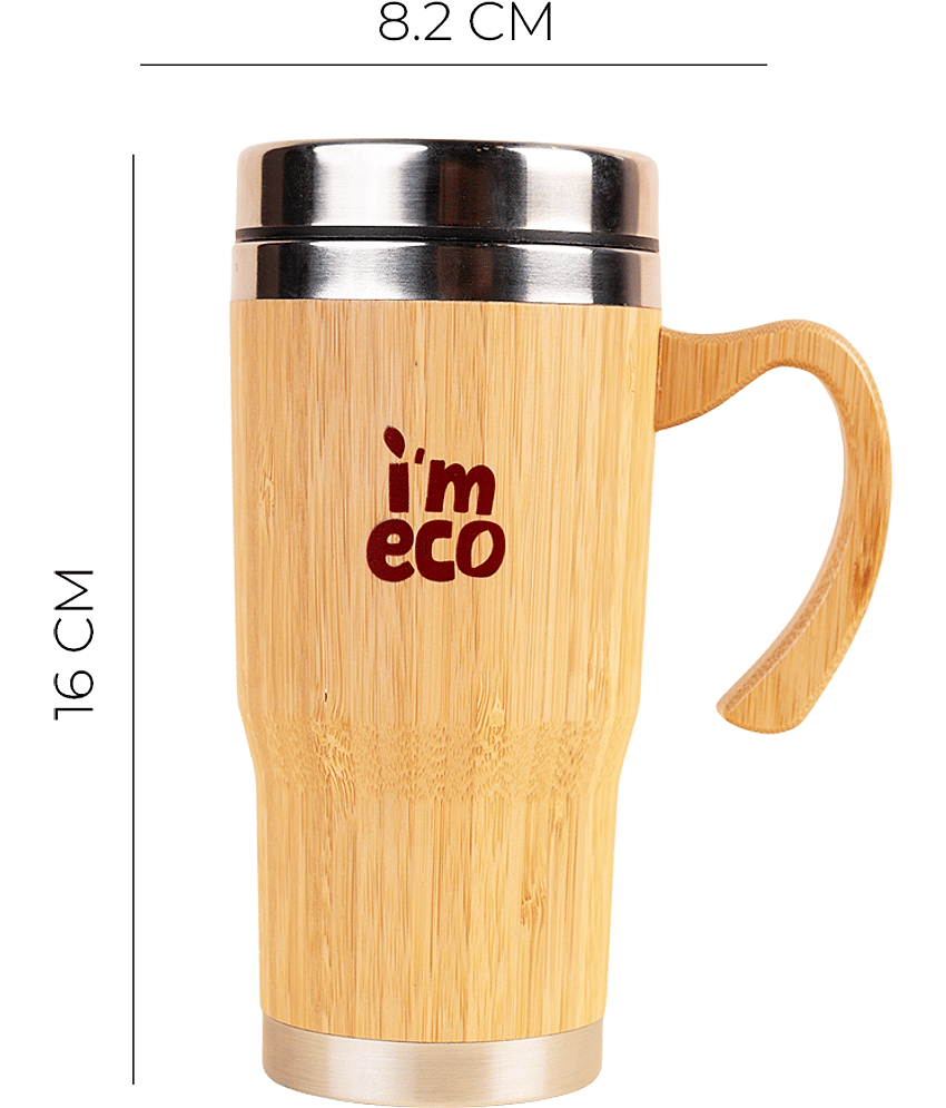 I'm Eco Eco-Alpha Bamboo Coffee Mug 450 mL ( Pack of 1 ) view 2